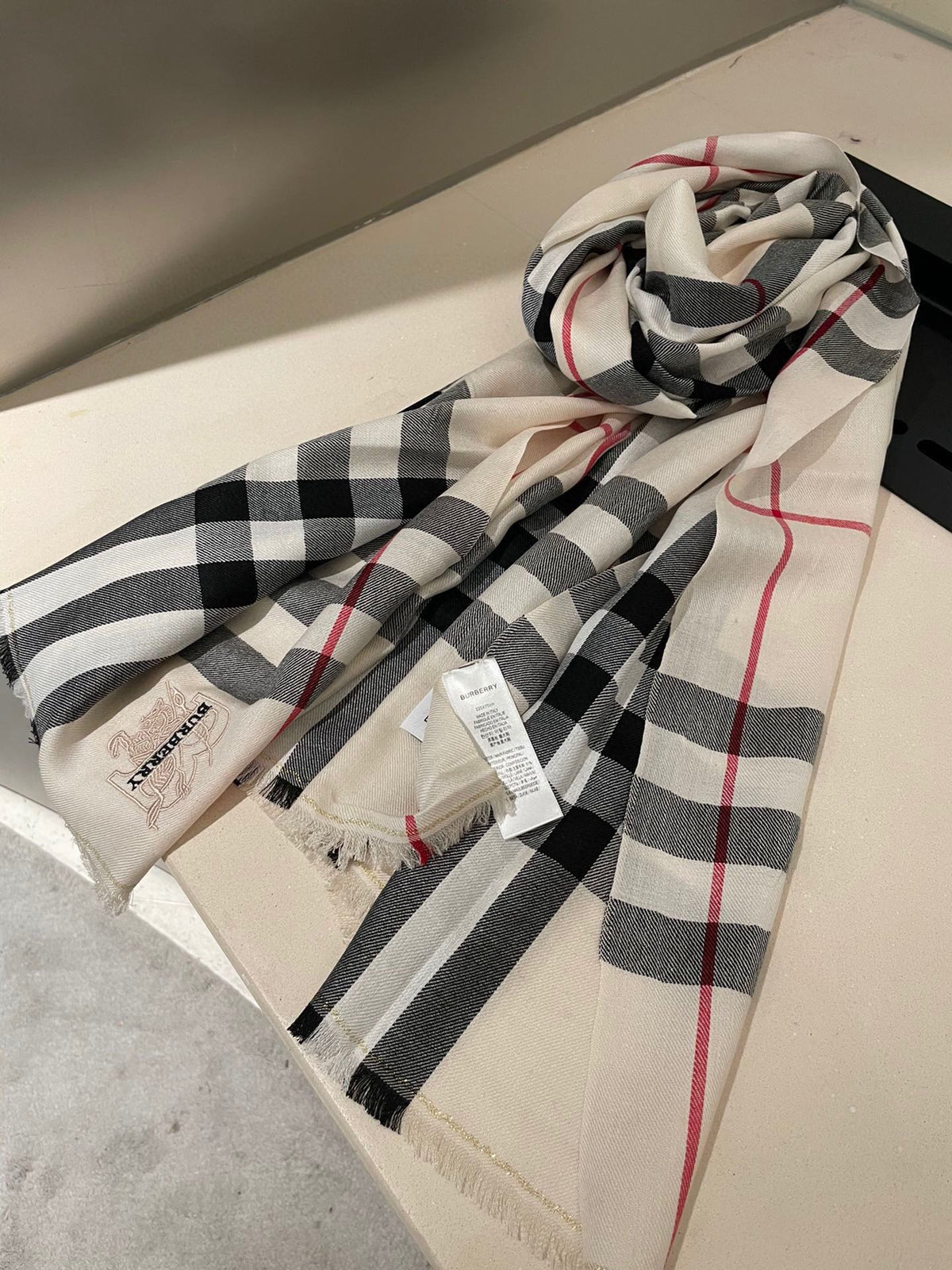 BBR SCARF 200 CM IN CASHMERE 574543