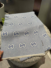 SCARF 180 CM IN ELECTRIC BLUE WOOL 405525