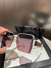 OVERSIZED FF DIAMONDS SQUARE FRAME SUNGLASSES 518548 IN ACETATE