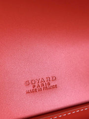 DUCHESSE MARIE-CAROLINE BAG 25 IN ORANGE GOYARDINE CANVAS AND SMOOTH CALFSKIN