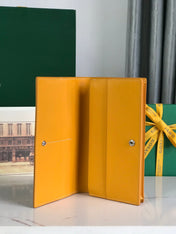 RICHELIEU WALLET 19 IN YELLOW GOYARDINE CANVAS