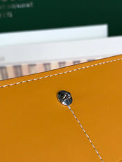 RICHELIEU WALLET 19 IN YELLOW GOYARDINE CANVAS