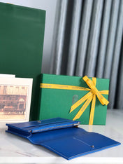 RICHELIEU WALLET 19 IN SAPPHIRE BLUE GOYARDINE CANVAS