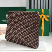 SÉNAT MGM POUCH 40 IN BURGUNDY RED GOYARDINE CANVAS