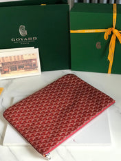 SÉNAT MGM POUCH 40 IN MONZA RED GOYARDINE CANVAS