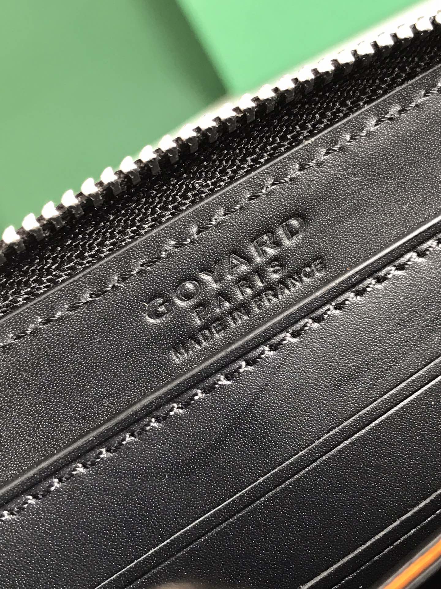 MATIGNON MINI WALLET 11 IN BLACK GOYARDINE CANVAS AND CALFSKIN