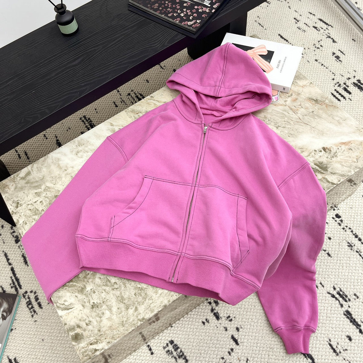 DIOR 25S HOODED FLEECE JACKET STYLE 117
