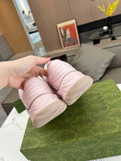 GG RIPPLE TRAINER LIGHT PASTEL PINK LAMBSKIN