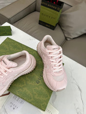 GG RIPPLE TRAINER LIGHT PASTEL PINK LAMBSKIN