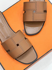 IDIOMA SANDAL IN BRONZE BROWN CALFSKIN
