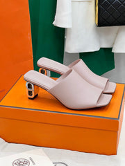 ICONIQUE 60 SANDAL IN BABY PINK CALFSKIN