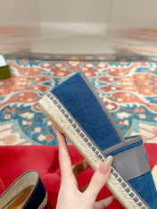 GG ESPADRILLES SLIP - ON AEGEAN CANVAS