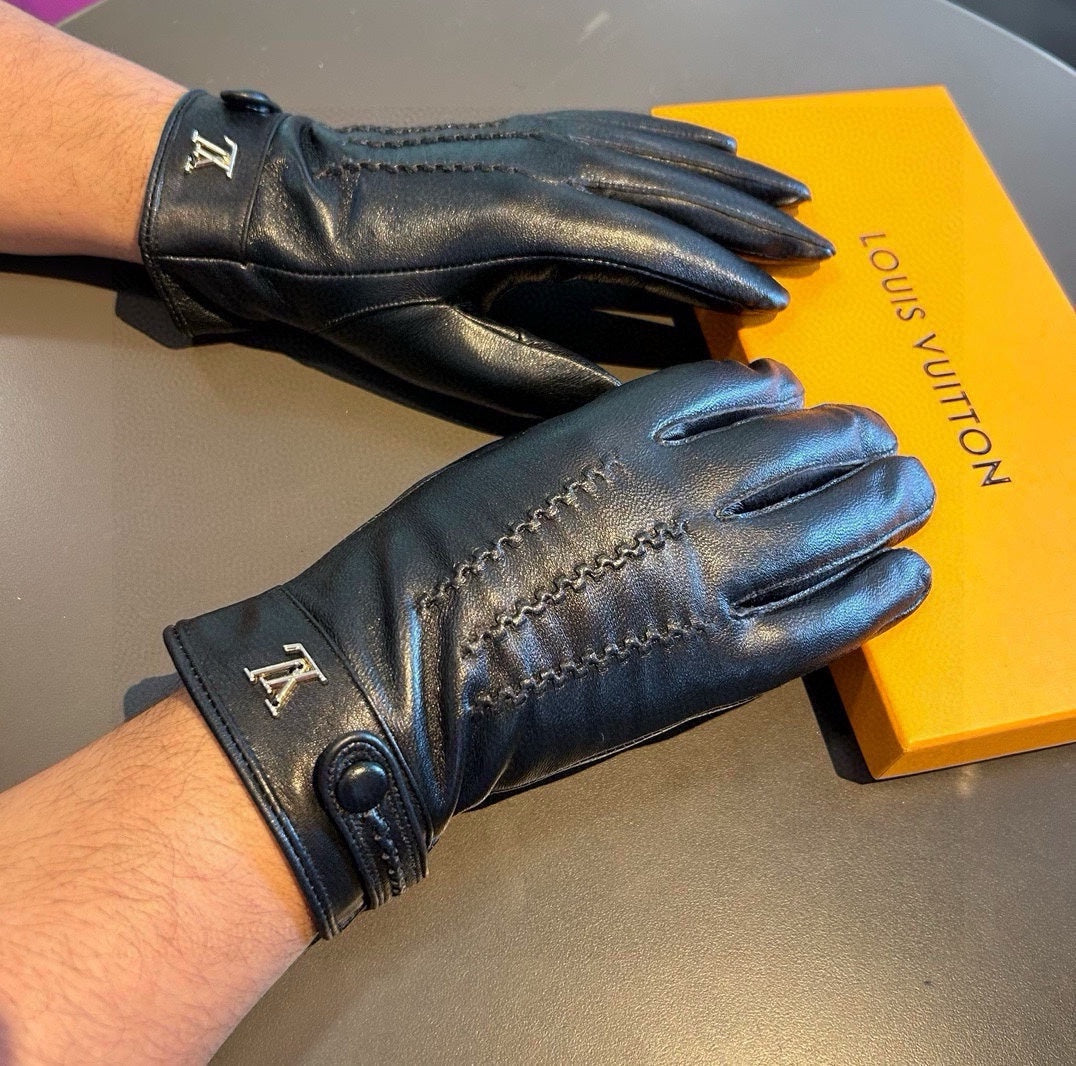 GLOVES IN BLACK LAMBSKIN 456344