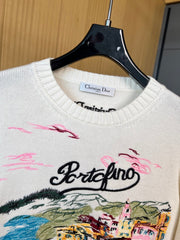 DIOR 25S LONG-SLEEVE CREW NECK T-SHIRT STYLE 199