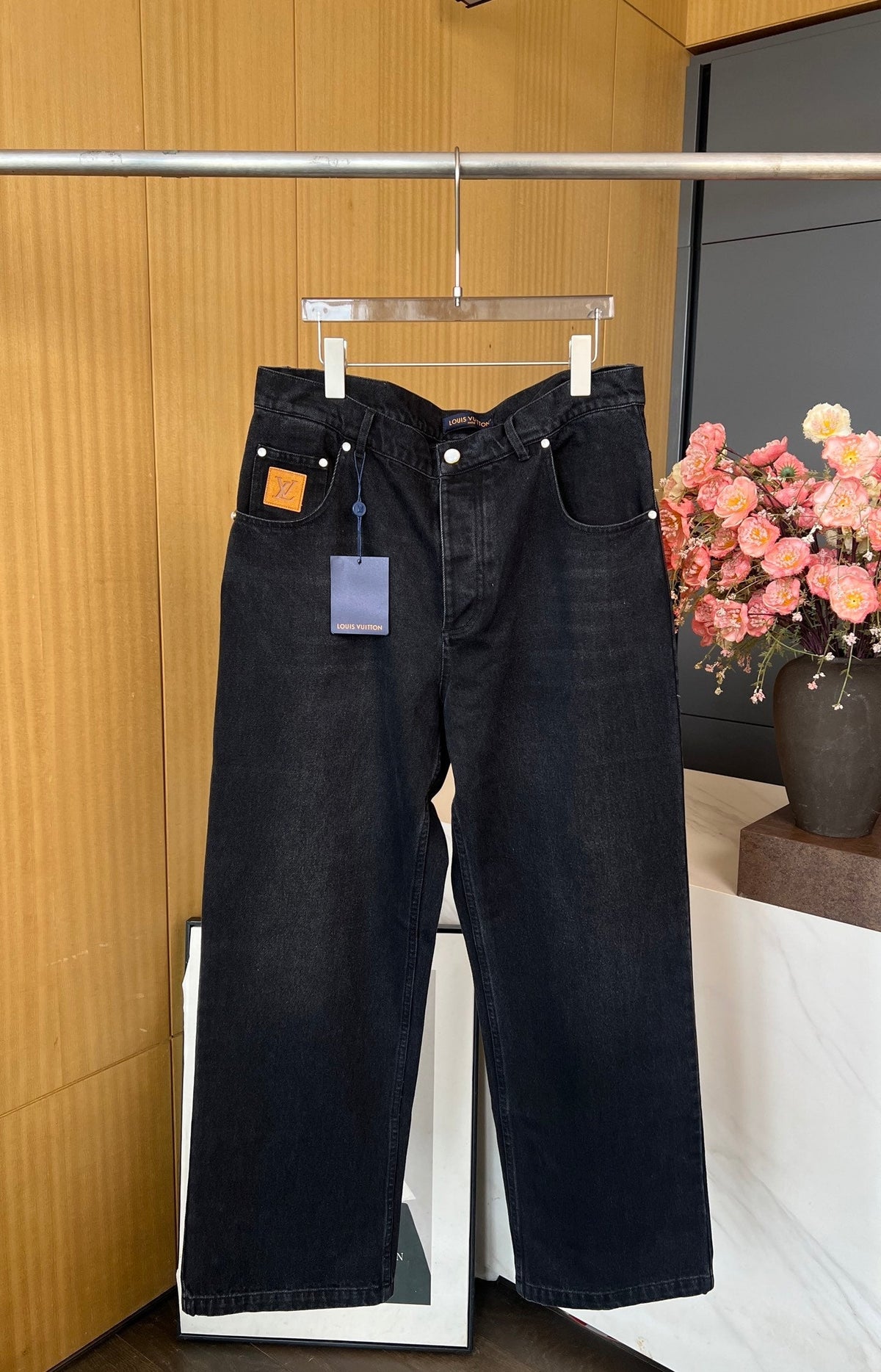 LV 25S STRAIGHT-LEG DENIM JEANS 0062