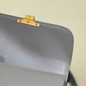 MINI CLAUDE 22 SHINY CALFSKIN SILVER