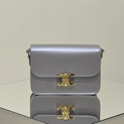 MINI CLAUDE 22 SHINY CALFSKIN SILVER