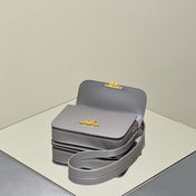 MINI CLAUDE 22 SHINY CALFSKIN SILVER