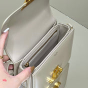 MINI CLAUDE 22 SHINY CALFSKIN WHITE