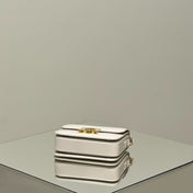 MINI CLAUDE 22 SHINY CALFSKIN WHITE