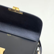 MINI CLAUDE 22 SHINY CALFSKIN BLACK