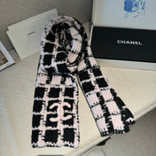 CHANEL 25S SCARF 180 IN WOOL 932137