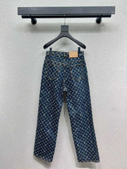 LV Monogram Denim Tailored Pants