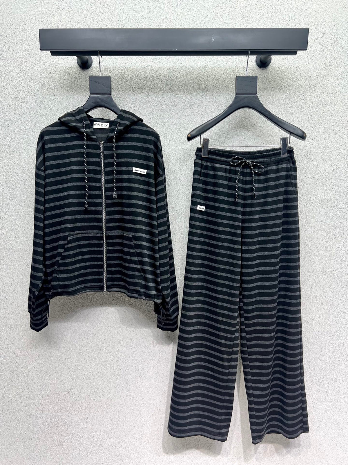 MIUMIU JACKET AND WIDE-LEG PANTS SET STYLE 13