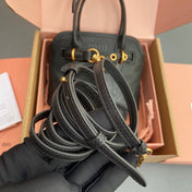 AVENTURE BAG 13 IN BLACK SHINY CALFSKIN