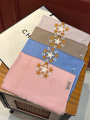 SCARF 200 CM IN MEDIUM BROWN CASHMERE 394614