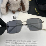 SQUARE FRAME SUNGLASSES 563171 IN METAL