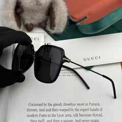 SQUARE FRAME SUNGLASSES G9747 IN ACETATE AND METAL