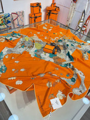 HERMES 25S SCARF 140 IN SILK 724764