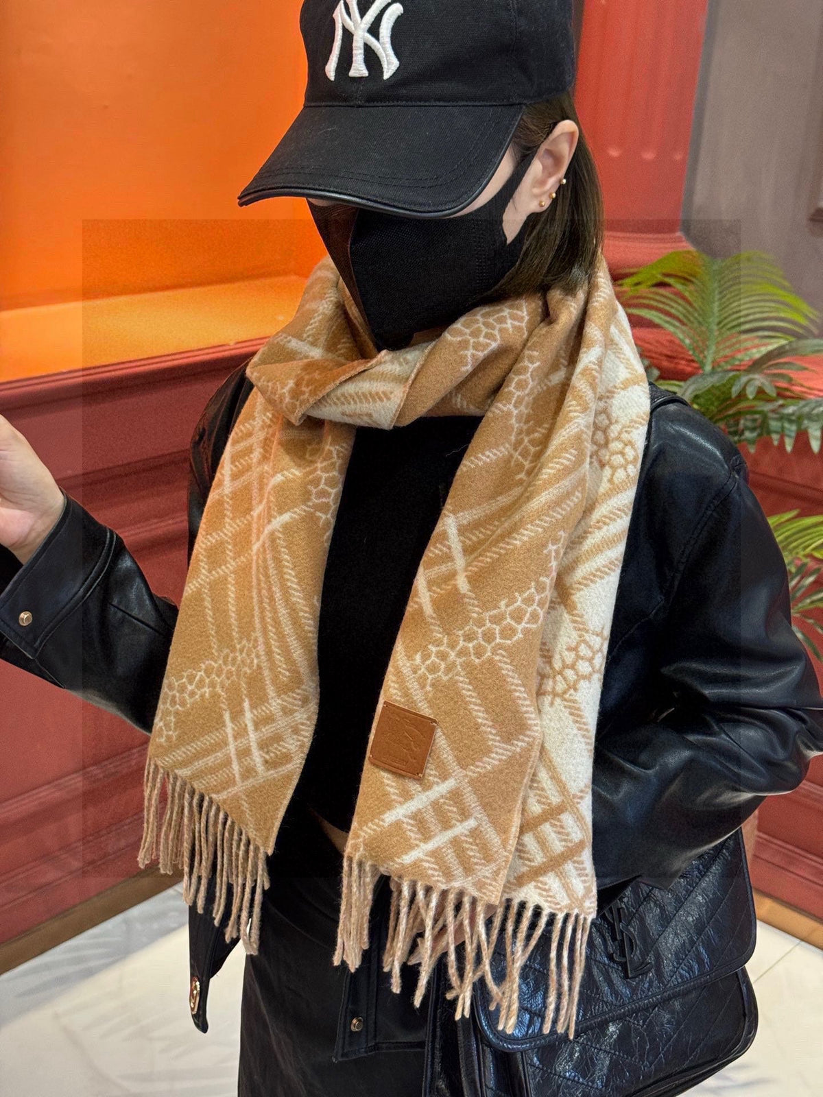 BBR SCARF 168 CM IN CASHMERE 730561