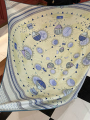 LV SCARF 140 CM IN SILK 730620