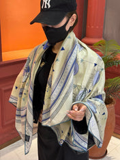 LV SCARF 140 CM IN SILK 730620