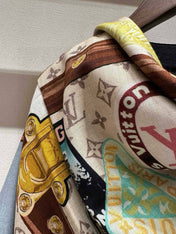 LV SCARF 140 CM IN SILK 732101