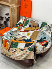 HERMES 25S SCARF 140 IN SILK 733915