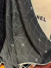 CHANEL 25S SCARF 140 IN SILK 735800