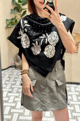 CHANEL 25S SCARF 140 IN SILK 735805