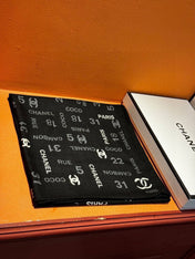 CHANEL 25S SCARF 180 IN CASHMERE SILK 738480