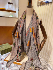 GUCCI 25S SCARF 180 IN CASHMERE 738505