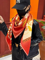 HERMES 25S SCARF 140 IN SILK 854764