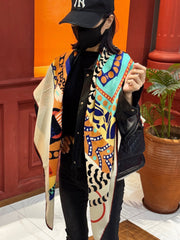 HERMES 25S SCARF 140 IN SILK 854766