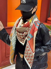 HERMES 25S SCARF 140 IN SILK 854806