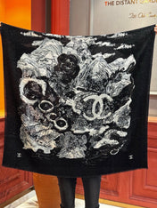 CHANEL 25S SCARF 200 CM IN CASHMERE 941754
