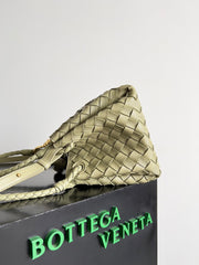 BV Small Parachute 21 Light Olive Lambskin Ghw