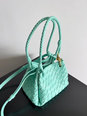 BV Small Parachute 21 Green Oasis Lambskin Ghw