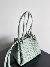 BV Small Parachute 21 Seafoam Lambskin Ghw