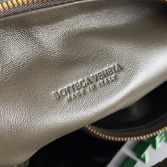 SMALL JODIE 36 IN KAKI LAMBSKIN